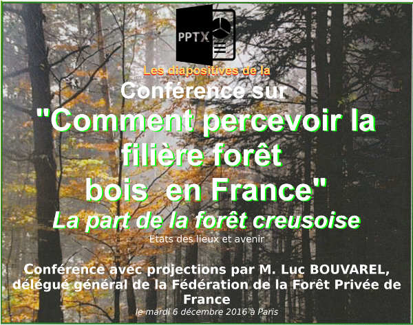 20161206 Paris Conf La Foret Creusoise c