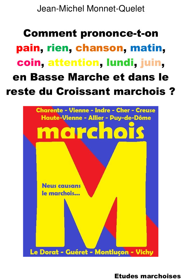 Les voyelles nasales en Basse Marche et...  Jean Michel Monnet Quelet