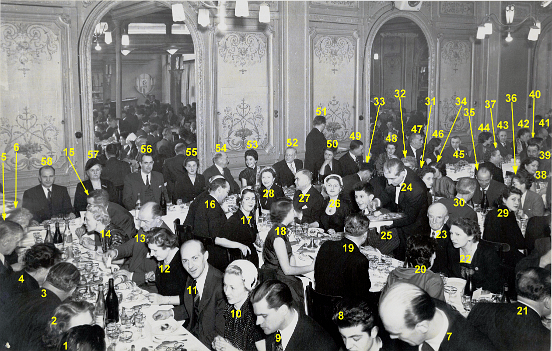 1950_Banquet_des_Creusois_Paris_vers_1950_Nos Banquet des Creusois de Paris vers 1950; Vous pouvez nommer les personnes que vous reconnaissez sur cette photo en nous envoyant un commentaire à...