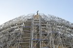 Le chantier de restauration de la coupole du Panthéon