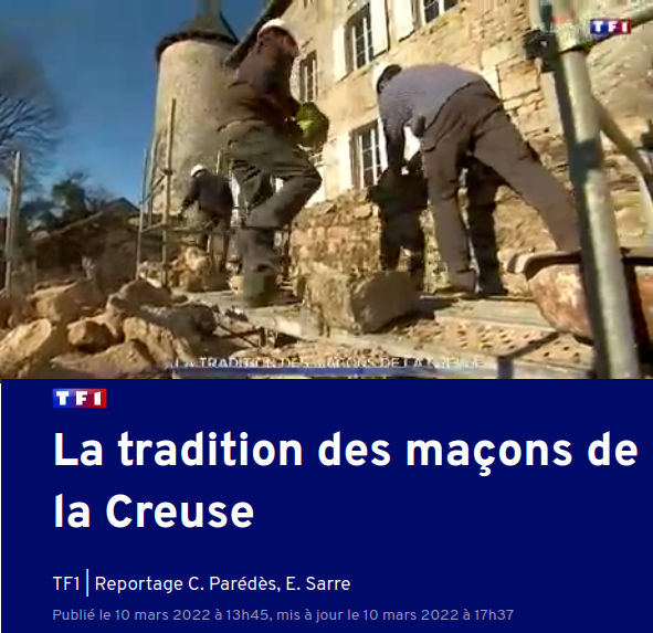 La tradition des maçons de la Creuse